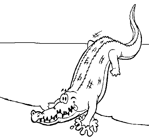 Coloring page: Alligator (Animals) #387 - Free Printable Coloring Pages