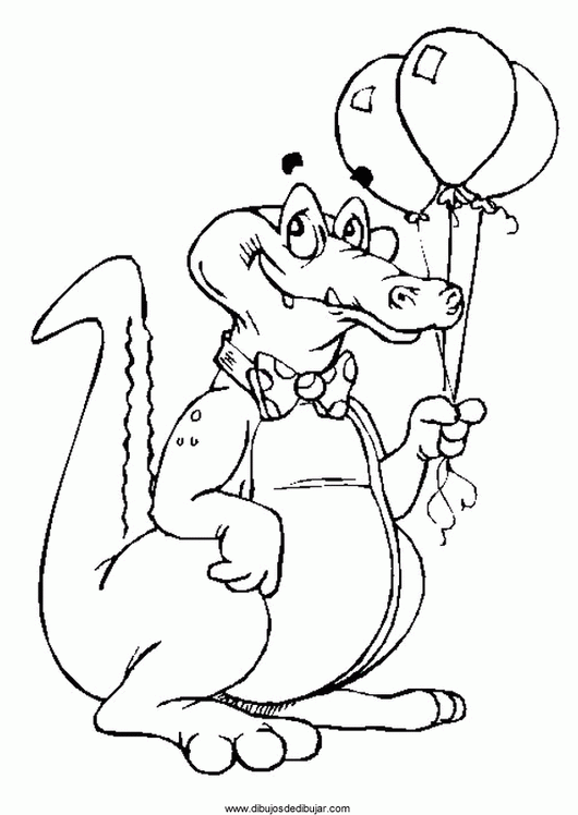 Coloring page: Alligator (Animals) #416 - Free Printable Coloring Pages
