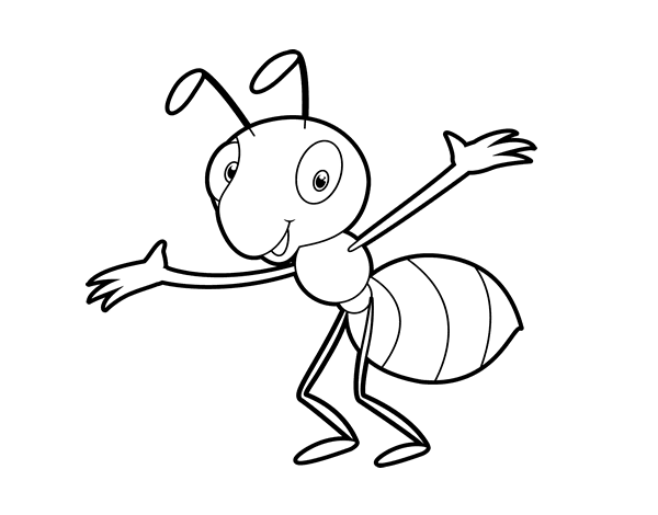 Coloring page: Ant (Animals) #6942 - Free Printable Coloring Pages