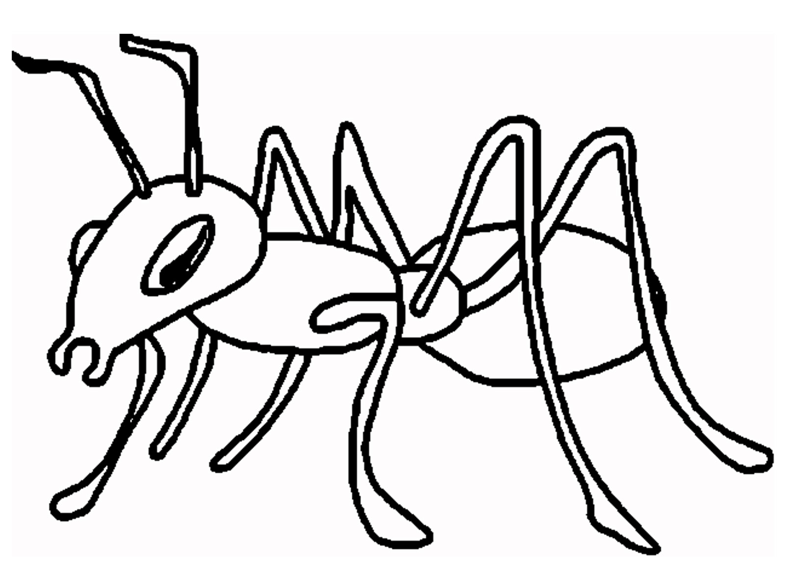 Coloring page: Ant (Animals) #7018 - Free Printable Coloring Pages