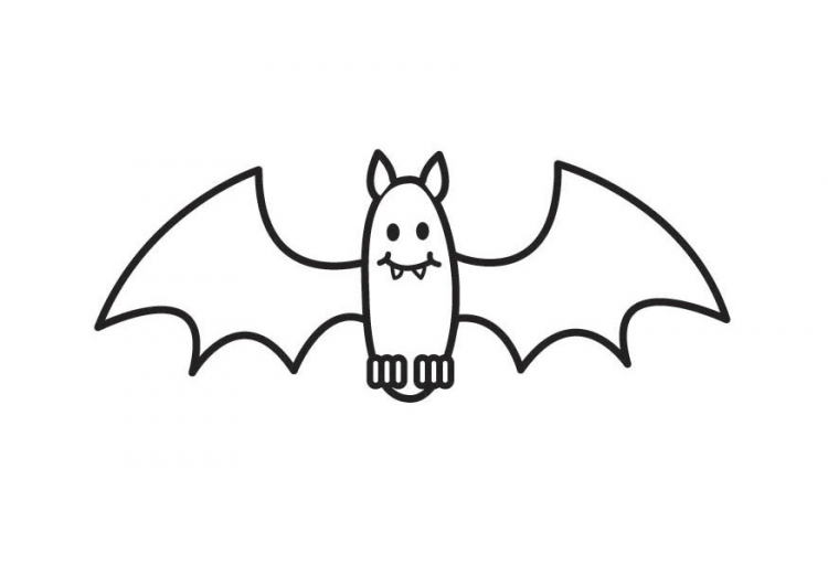 Coloring page: Bat (Animals) #2140 - Free Printable Coloring Pages
