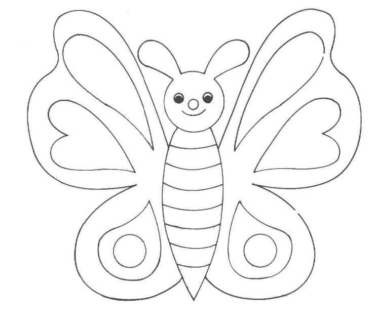 Coloring page: Butterfly (Animals) #15727 - Free Printable Coloring Pages