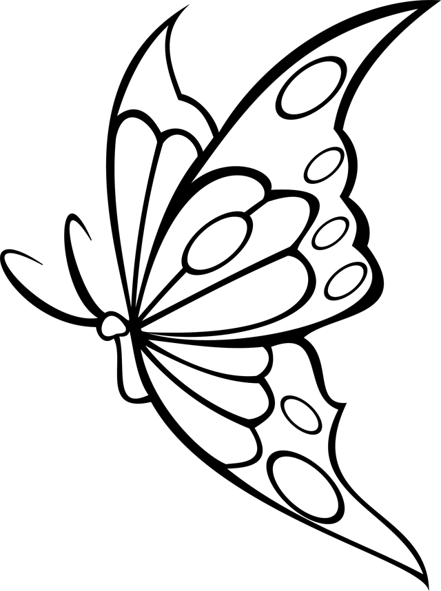 Coloring page: Butterfly (Animals) #15848 - Free Printable Coloring Pages