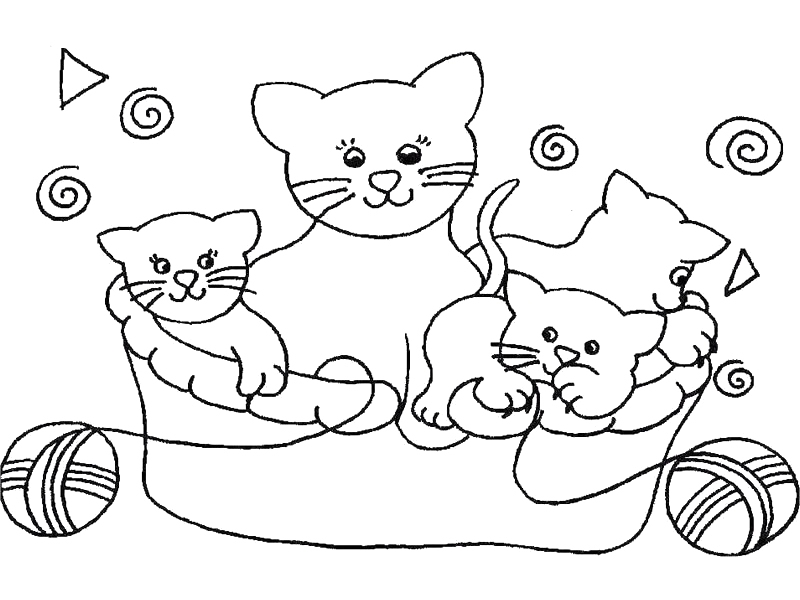 Coloring page: Cat (Animals) #1765 - Free Printable Coloring Pages