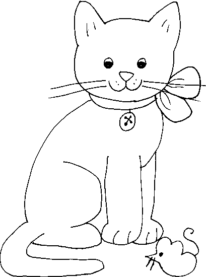 Coloring page: Cat (Animals) #1848 - Free Printable Coloring Pages