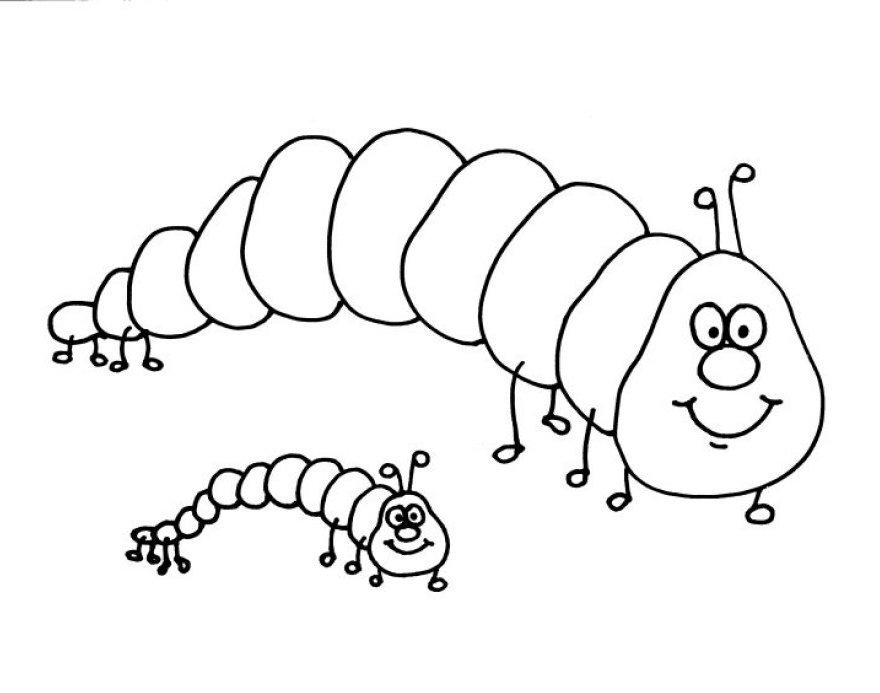 Coloring page: Caterpillar (Animals) #18292 - Free Printable Coloring Pages