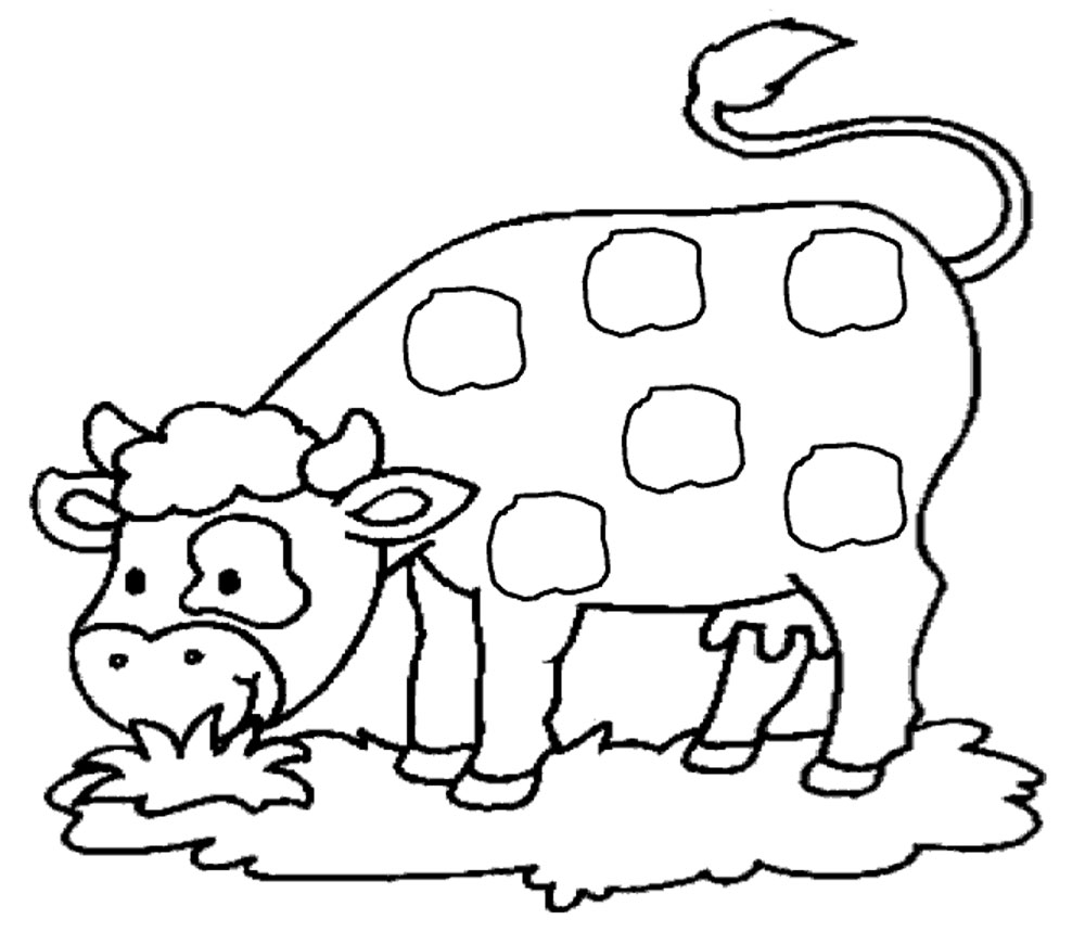 Coloring page: Cow (Animals) #13193 - Free Printable Coloring Pages