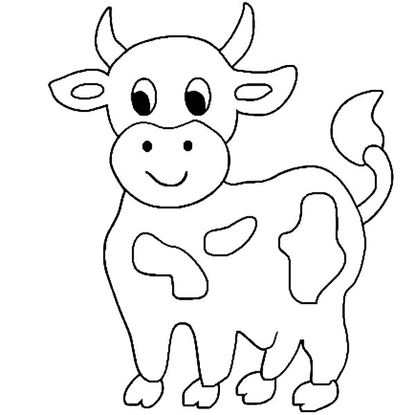 Coloring page: Cow (Animals) #13247 - Free Printable Coloring Pages