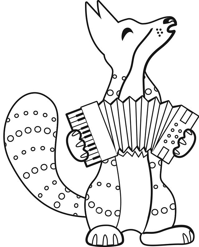 Coloring page: Coyote (Animals) #4532 - Free Printable Coloring Pages