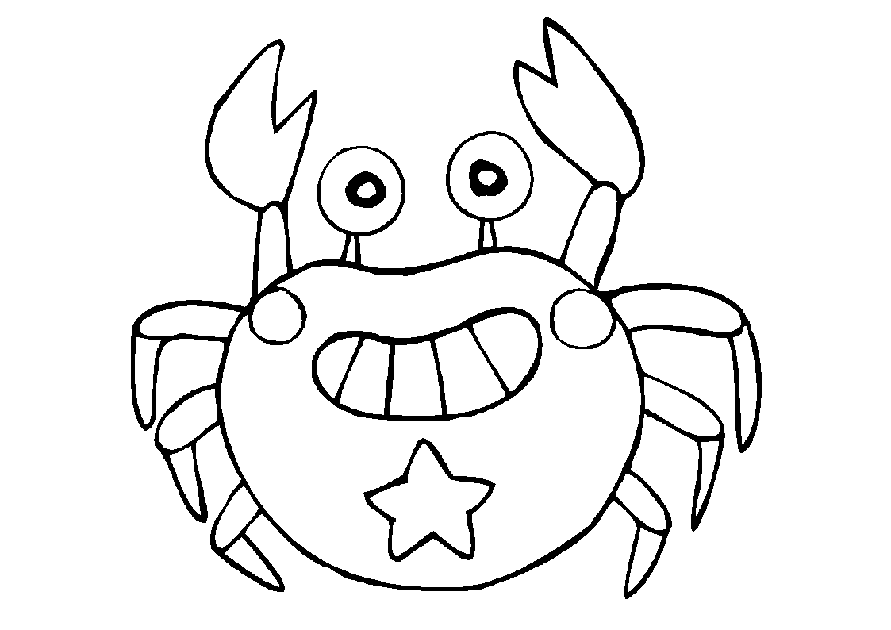 Coloring page: Crab (Animals) #4584 - Free Printable Coloring Pages