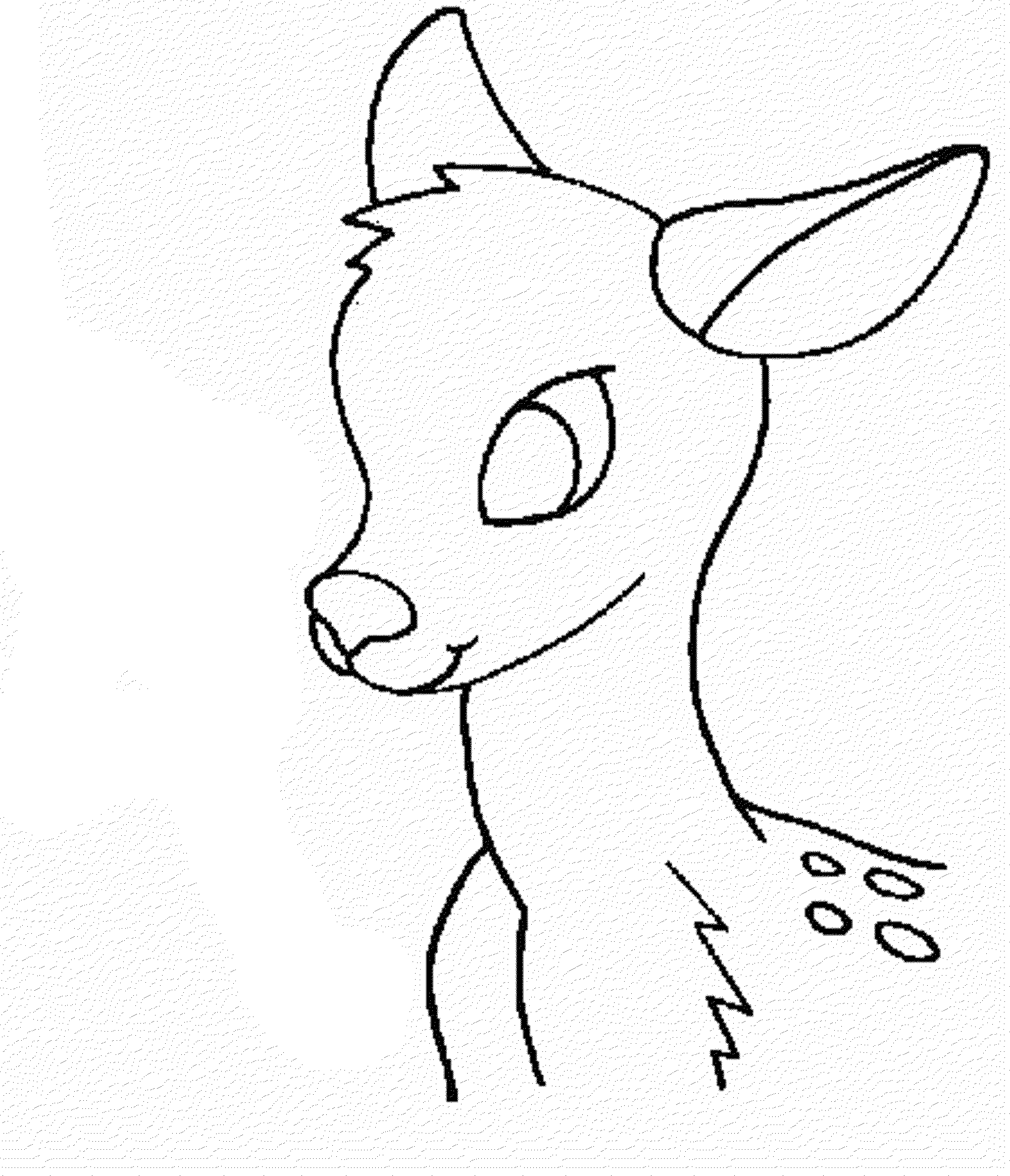 Coloring page: Deer (Animals) #2665 - Free Printable Coloring Pages