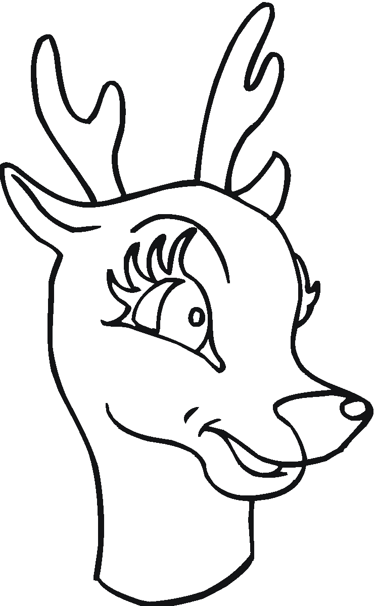 Coloring page: Deer (Animals) #2728 - Free Printable Coloring Pages