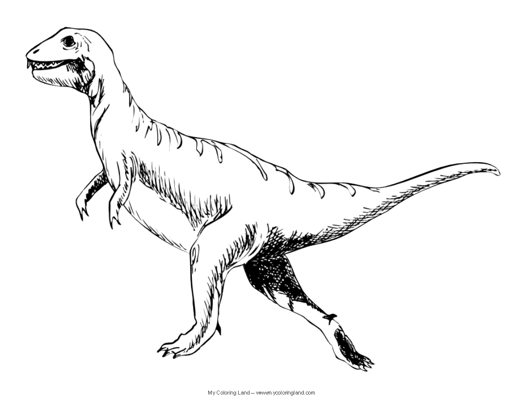 Coloring page: Dinosaur (Animals) #5679 - Free Printable Coloring Pages