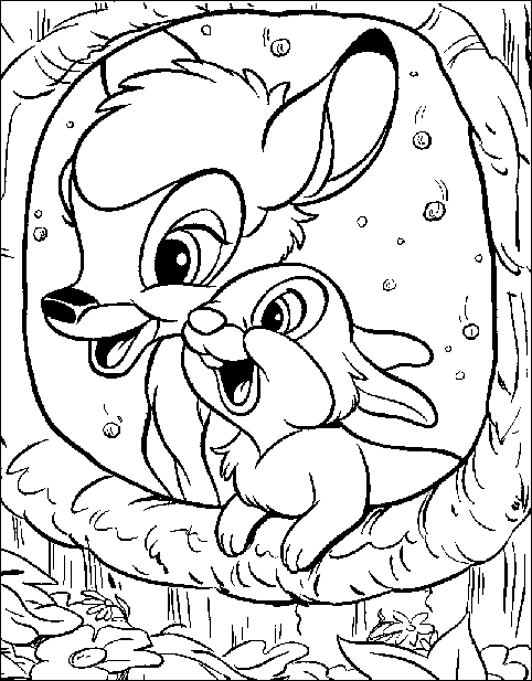 Coloring page: Doe (Animals) #1183 - Free Printable Coloring Pages