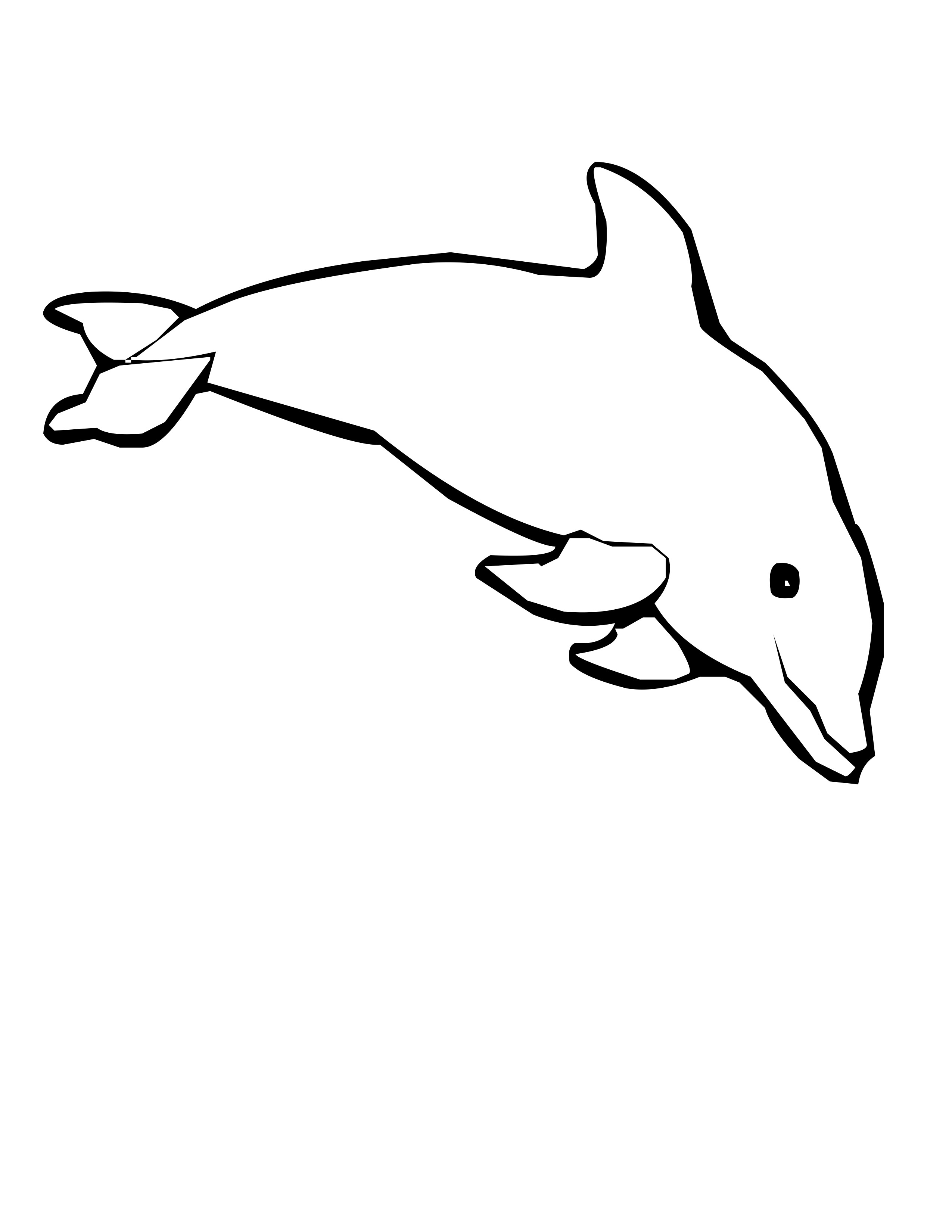 Coloring page: Dolphin (Animals) #5161 - Free Printable Coloring Pages