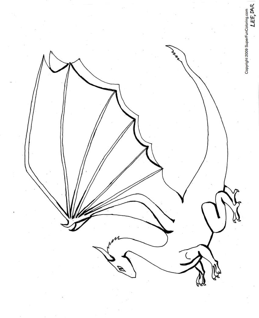 Coloring page: Dragon (Animals) #5797 - Free Printable Coloring Pages