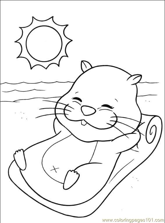 Coloring page: Hamster (Animals) #8024 - Free Printable Coloring Pages