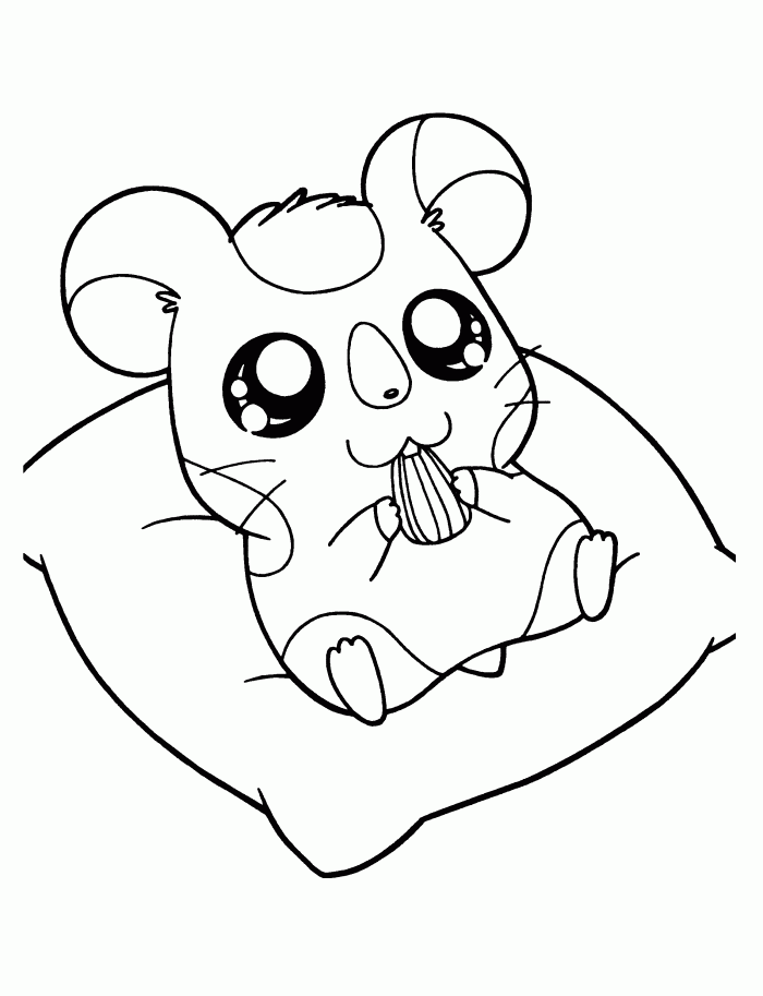 Coloring page: Hamster (Animals) #8055 - Free Printable Coloring Pages