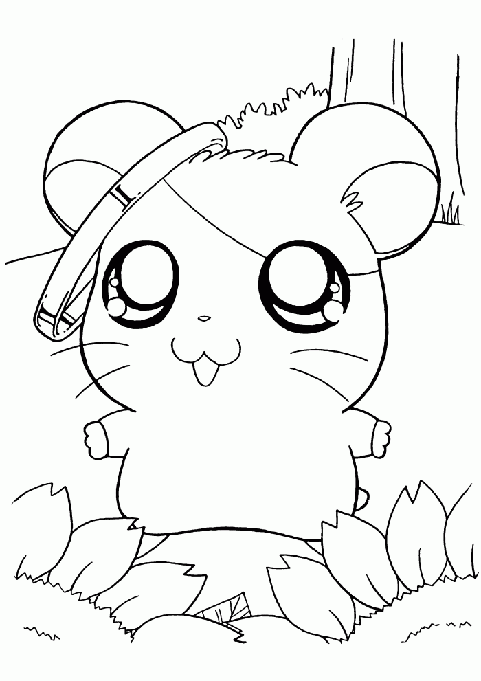 Coloring page: Hamster (Animals) #8071 - Free Printable Coloring Pages