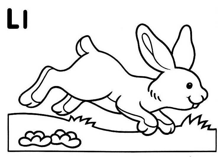 Coloring page: Hare (Animals) #10088 - Free Printable Coloring Pages