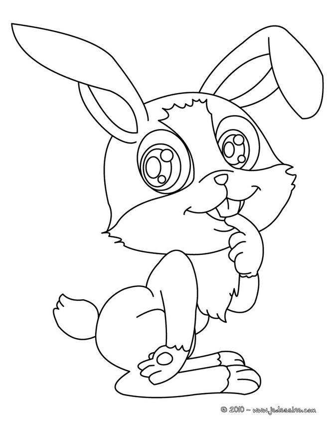 Coloring page: Hare (Animals) #10111 - Free Printable Coloring Pages