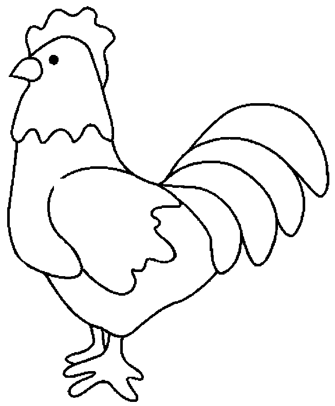 Coloring page: Hen (Animals) #17510 - Free Printable Coloring Pages