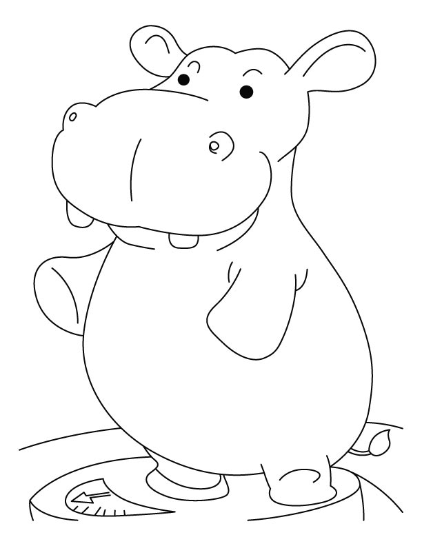 Coloring page: Hippopotamus (Animals) #8681 - Free Printable Coloring Pages