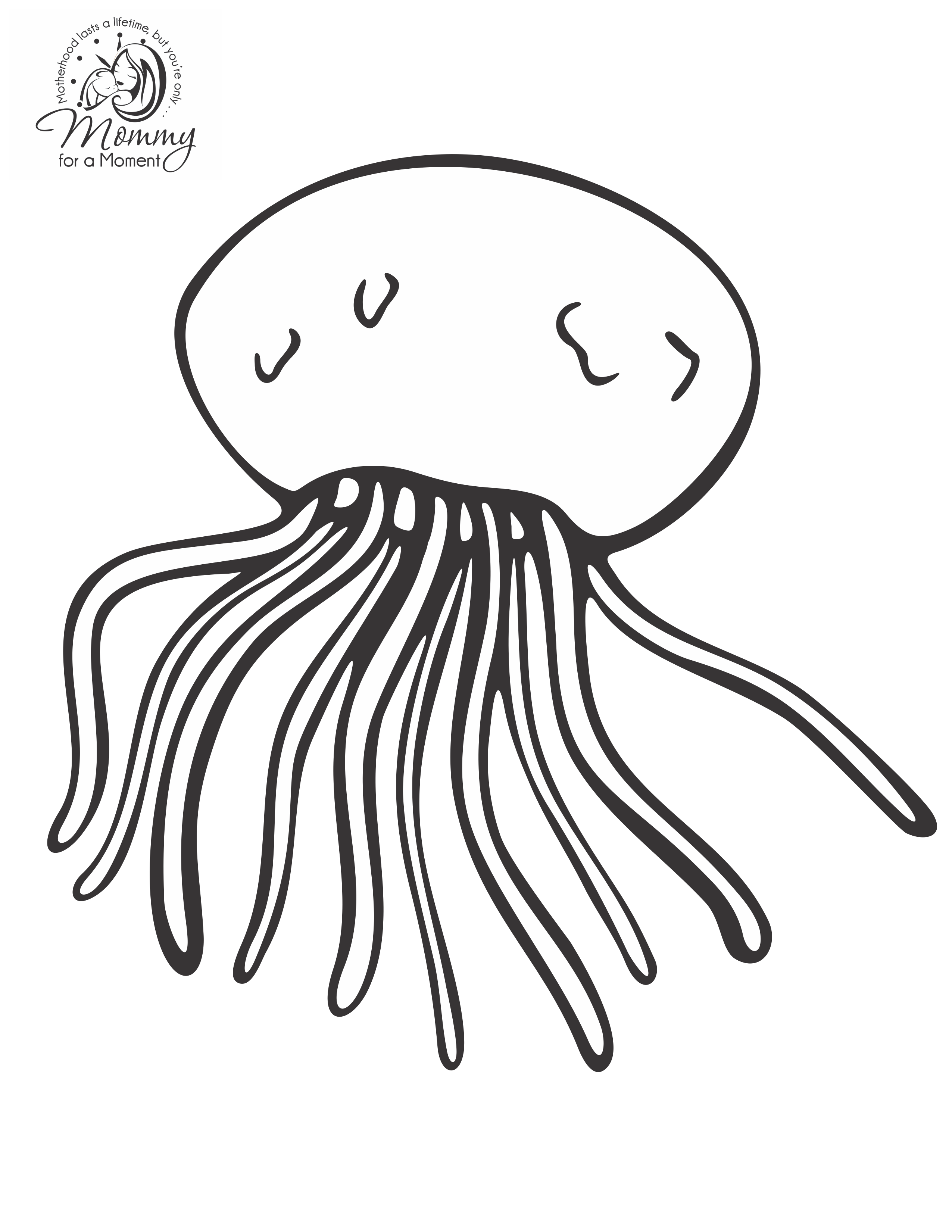 Coloring page: Jellyfish (Animals) #20568 - Free Printable Coloring Pages