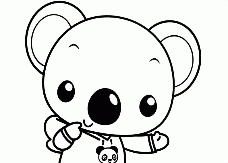 Coloring page: Koala (Animals) #9465 - Free Printable Coloring Pages