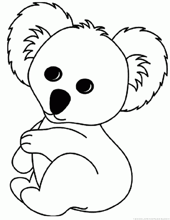 Coloring page: Koala (Animals) #9466 - Free Printable Coloring Pages