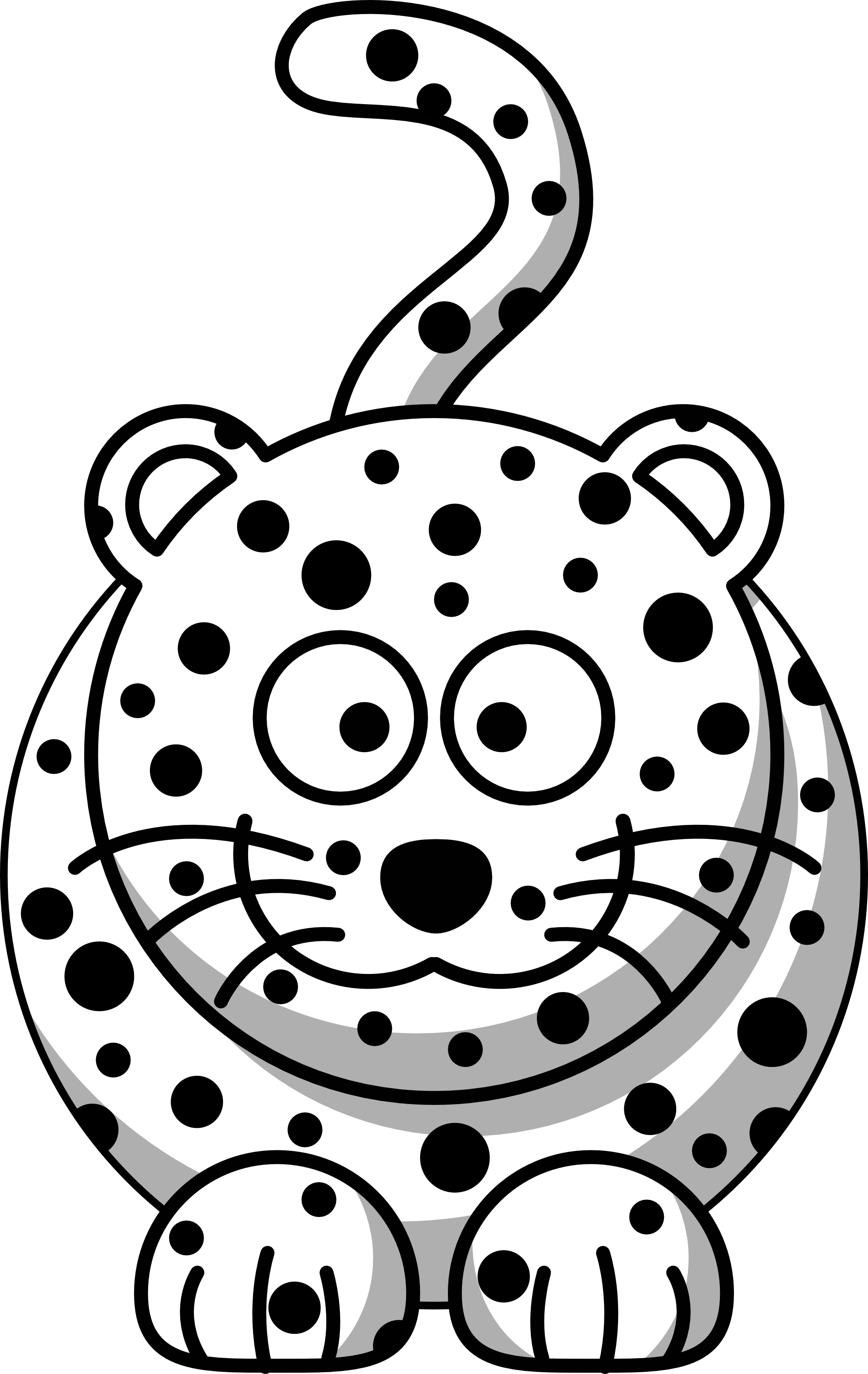 Coloring page: Leopard (Animals) #9831 - Free Printable Coloring Pages