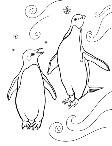 Coloring page: Penguin (Animals) #16968 - Free Printable Coloring Pages