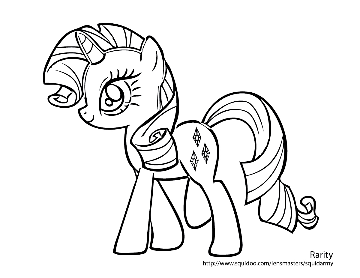 Coloring page: Pony (Animals) #17822 - Free Printable Coloring Pages