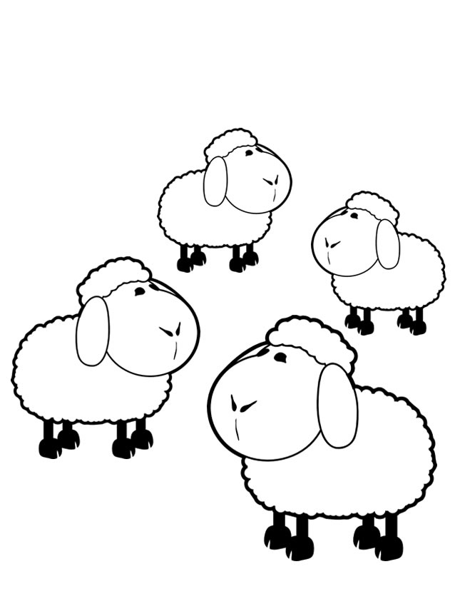 Coloring page: Sheep (Animals) #11444 - Free Printable Coloring Pages