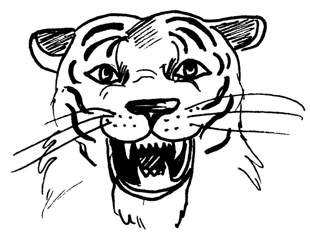 Coloring page: Tiger (Animals) #13716 - Free Printable Coloring Pages