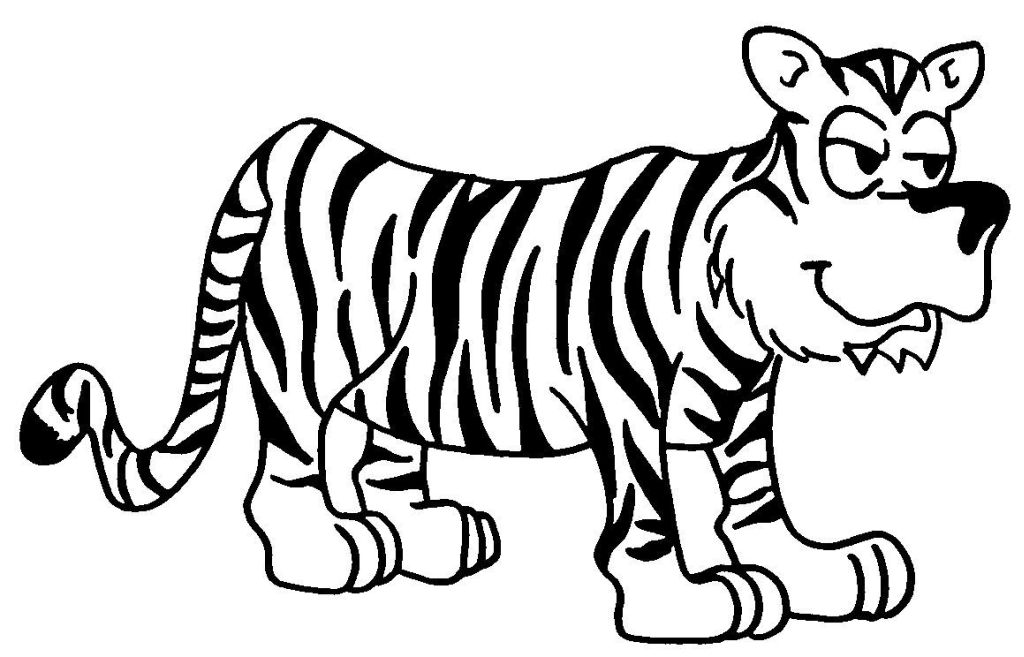 Coloring page: Tiger (Animals) #13725 - Free Printable Coloring Pages