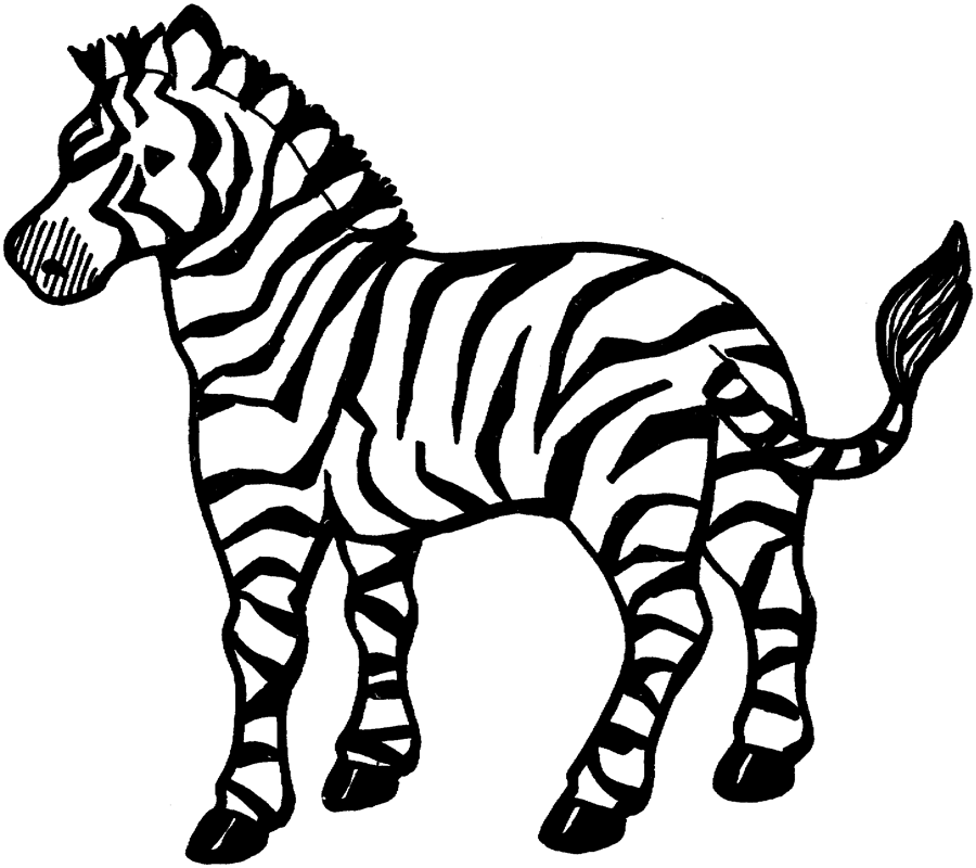Coloring page: Zebra (Animals) #12937 - Free Printable Coloring Pages