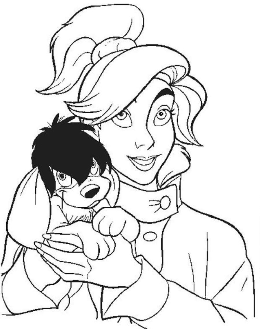 Coloring page: Anastasia (Animation Movies) #32931 - Free Printable Coloring Pages