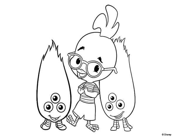 Coloring page: Chicken Little (Animation Movies) #72694 - Free Printable Coloring Pages