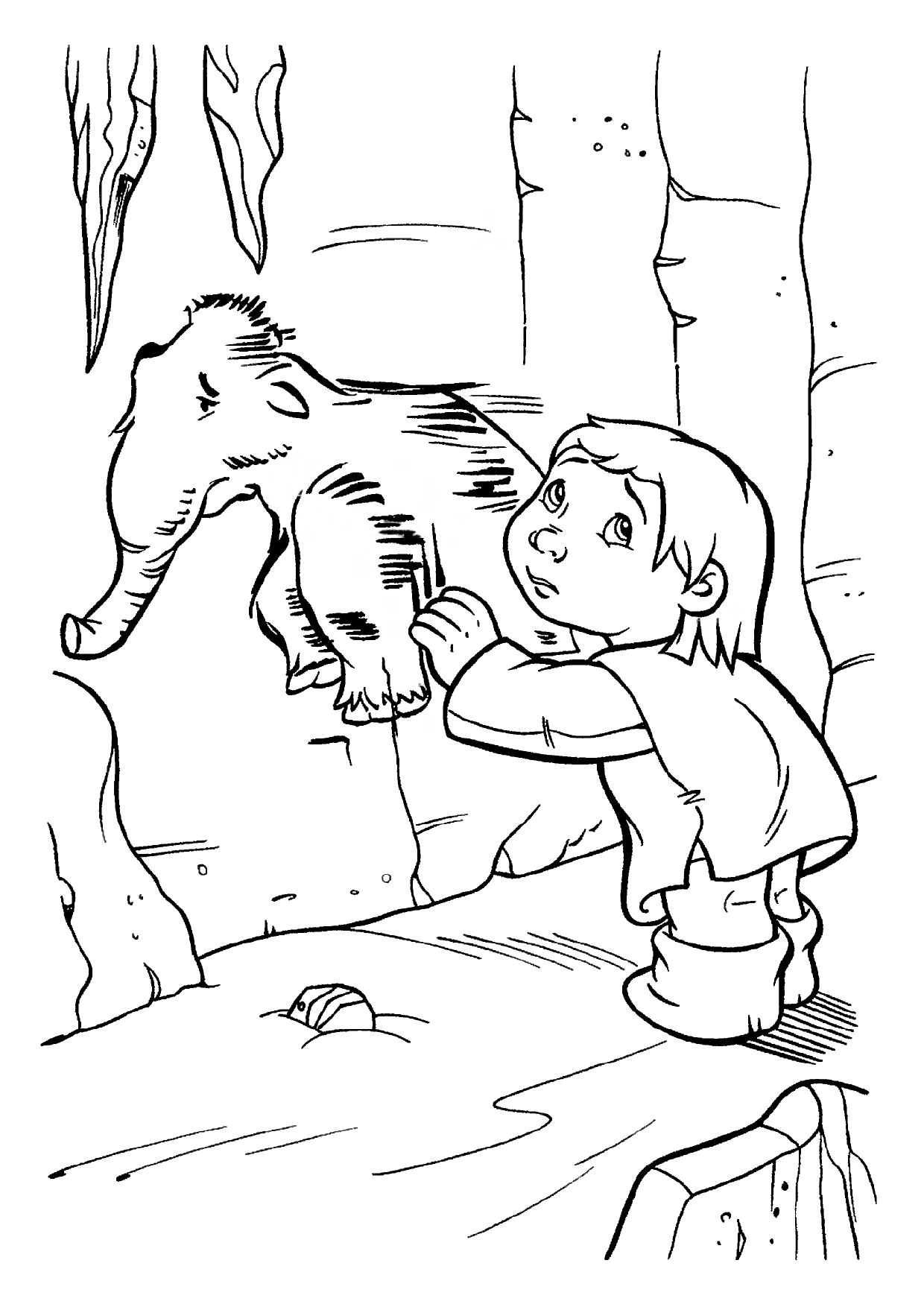 Coloring page: Ice Age (Animation Movies) #71641 - Free Printable Coloring Pages