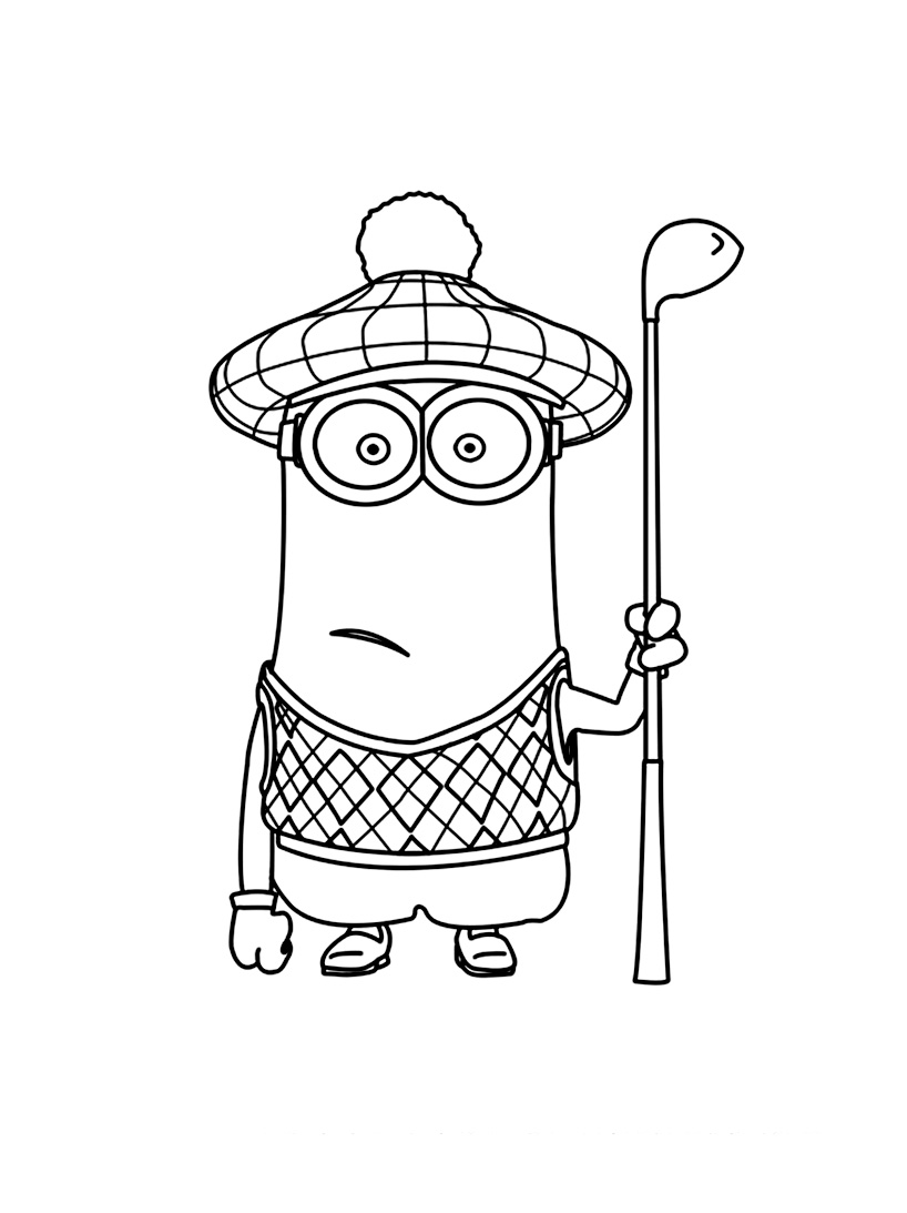 Coloring page: Minions (Animation Movies) #72173 - Free Printable Coloring Pages