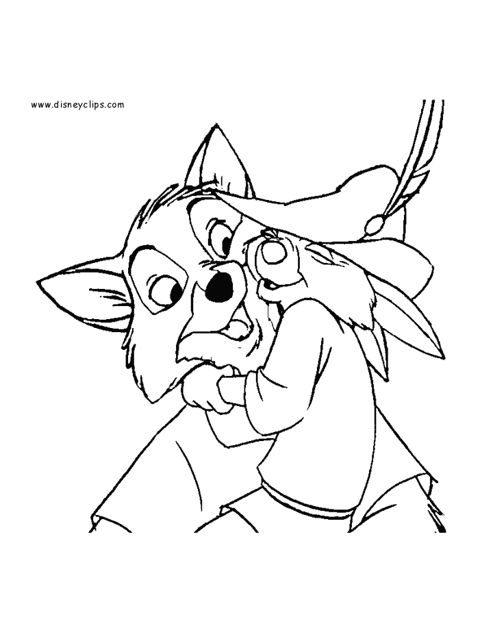 Coloring page: Robin Hood (Animation Movies) #133086 - Free Printable Coloring Pages