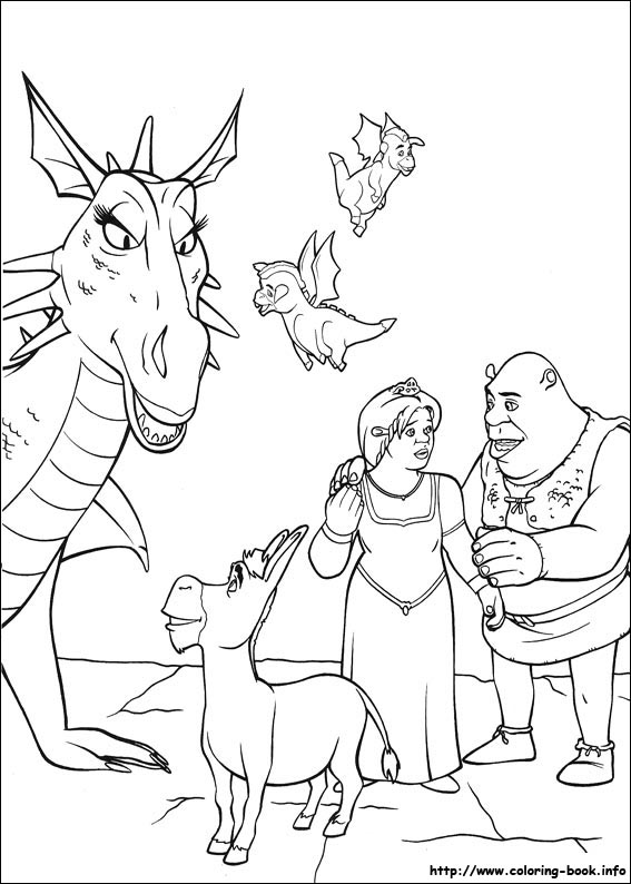 Coloring page: Shrek (Animation Movies) #115049 - Free Printable Coloring Pages