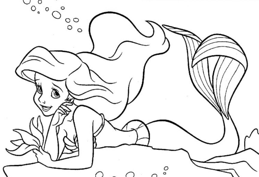 Coloring page: The Little Mermaid (Animation Movies) #127357 - Free Printable Coloring Pages