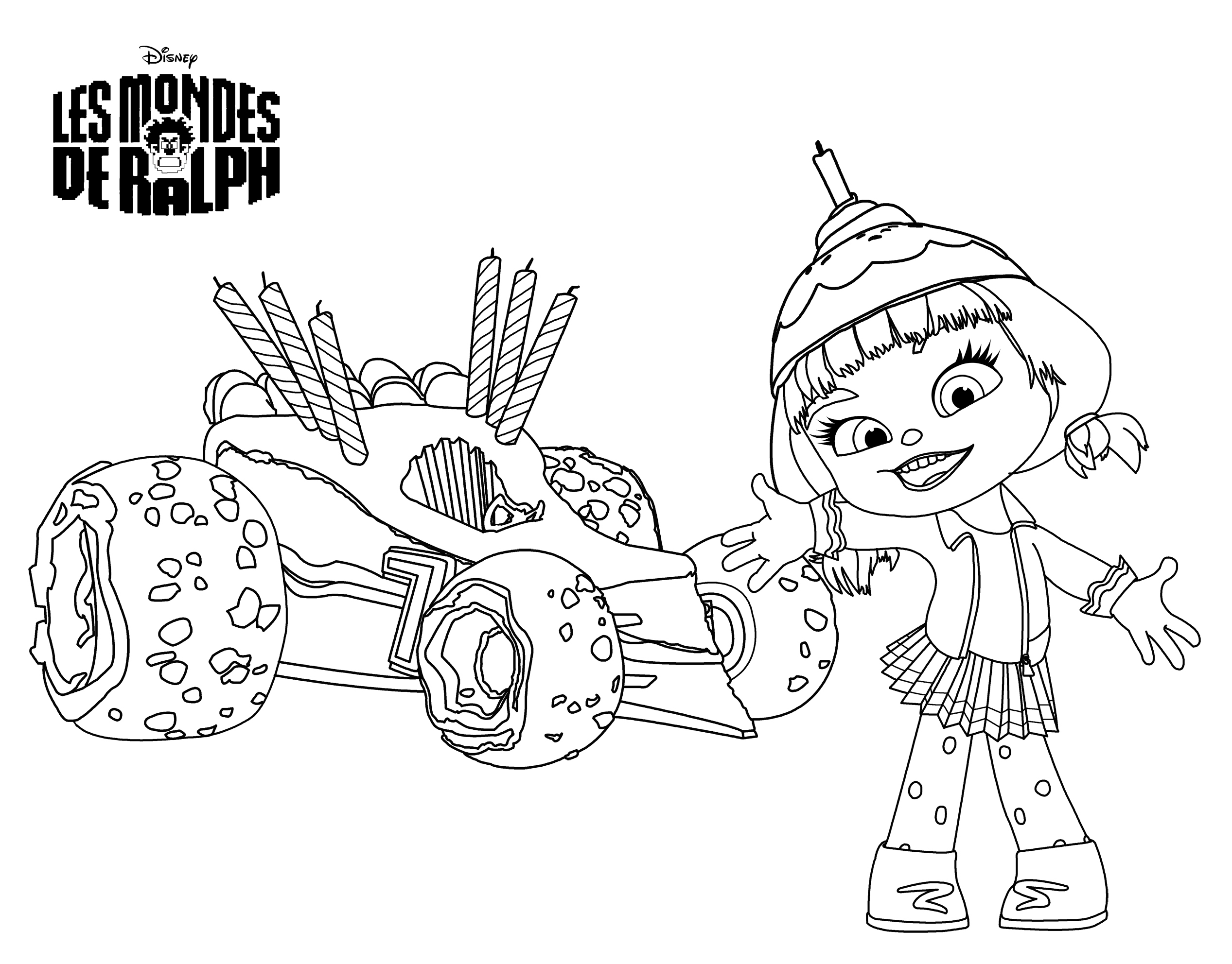 Coloring page: Wreck-It Ralph (Animation Movies) #130485 - Free Printable Coloring Pages
