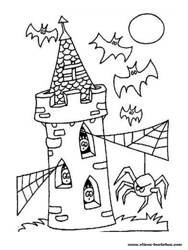 Coloring page: Castle (Buildings and Architecture) #62071 - Free Printable Coloring Pages