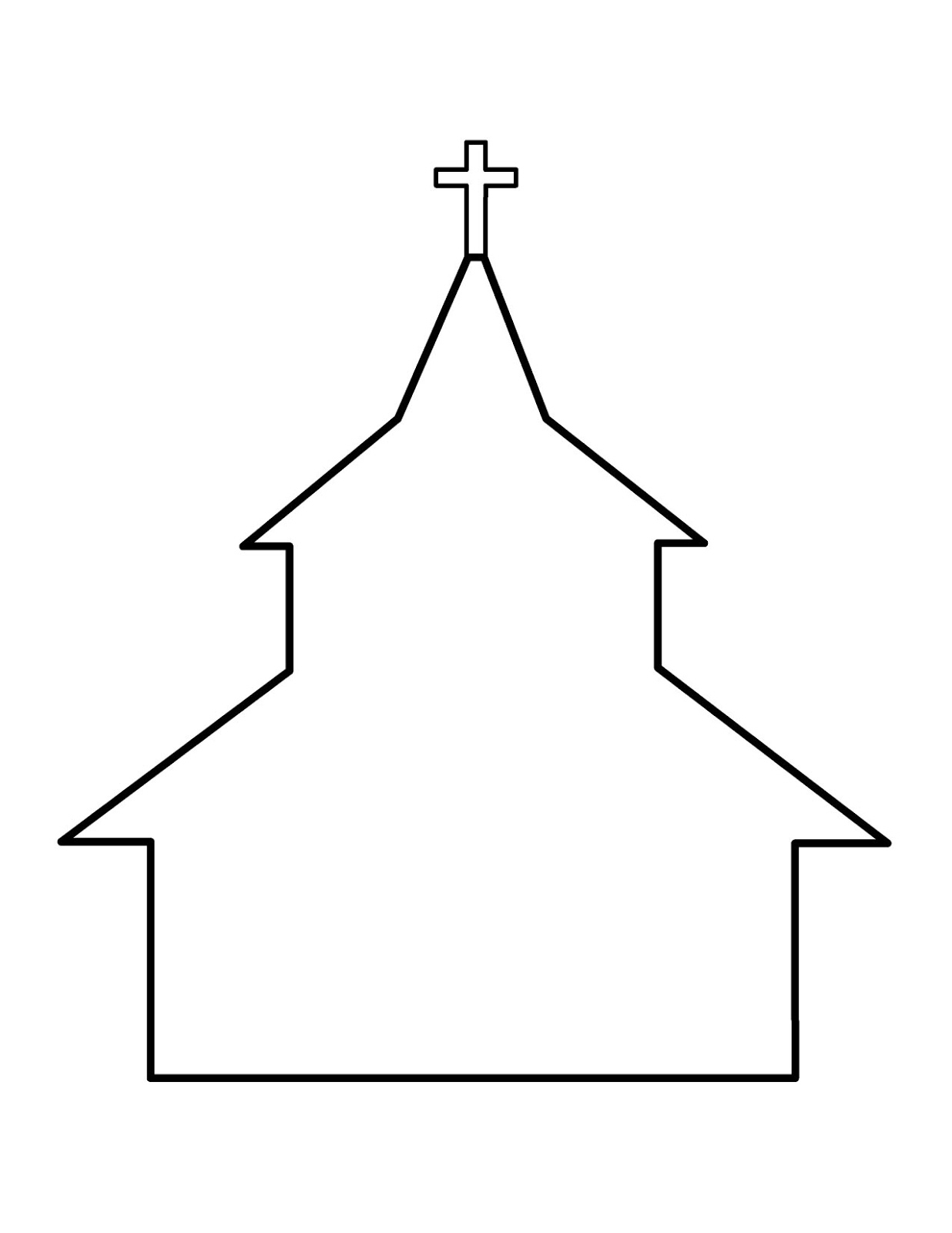 Coloring page: Church (Buildings and Architecture) #64241 - Free Printable Coloring Pages