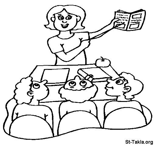 Coloring page: Classroom (Buildings and Architecture) #68017 - Free Printable Coloring Pages