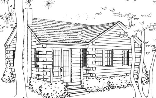 Coloring page: Cottage (Buildings and Architecture) #169913 - Free Printable Coloring Pages