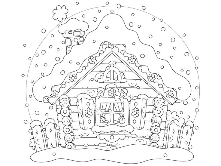 Coloring page: Cottage (Buildings and Architecture) #169934 - Free Printable Coloring Pages